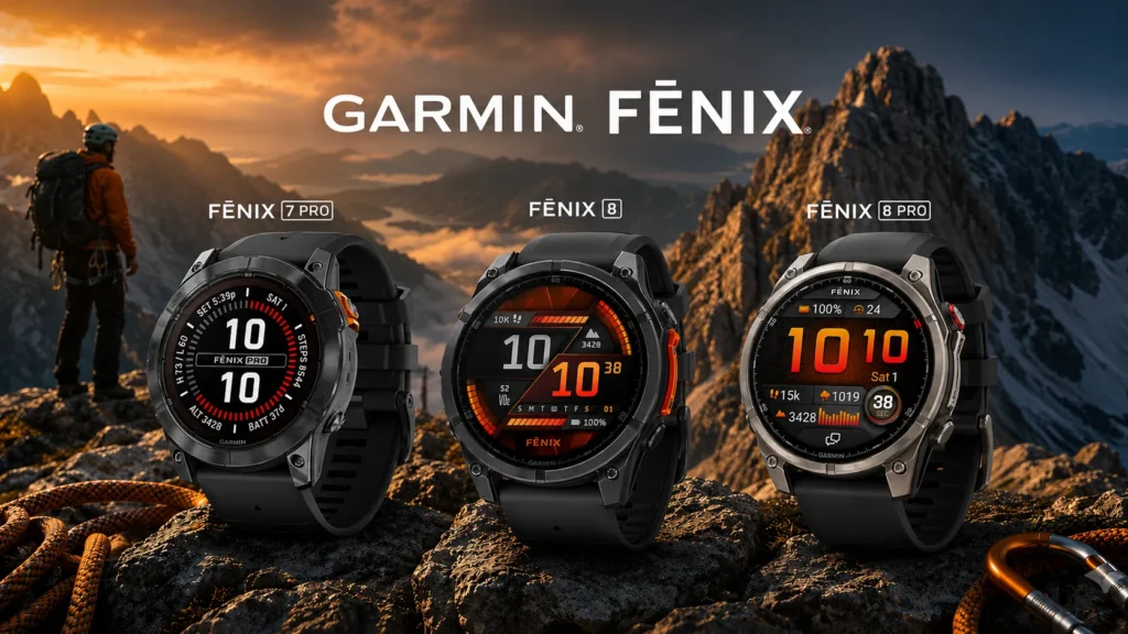 Linhagem Garmin Fenix: A Evolução Técnica do 7 Pro ao Futuro Fenix 9