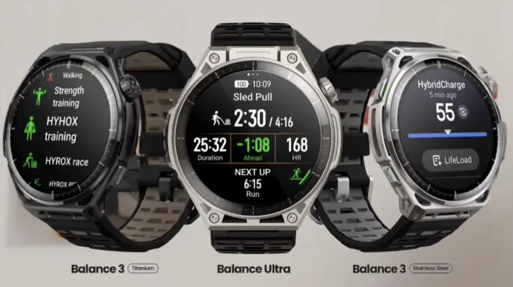 Novos Amazfit série Balance